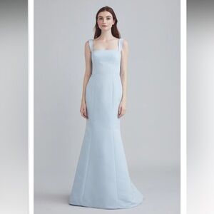 Amsale Ida dress in Ballet Pink